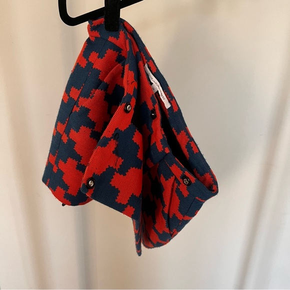 Diane von Furstenberg Houndstooth Wrap Mini Skirt - Picture 3 of 5